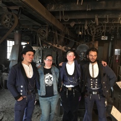 Visiting German Journeymen Blacksmiths from Germany in June 2018